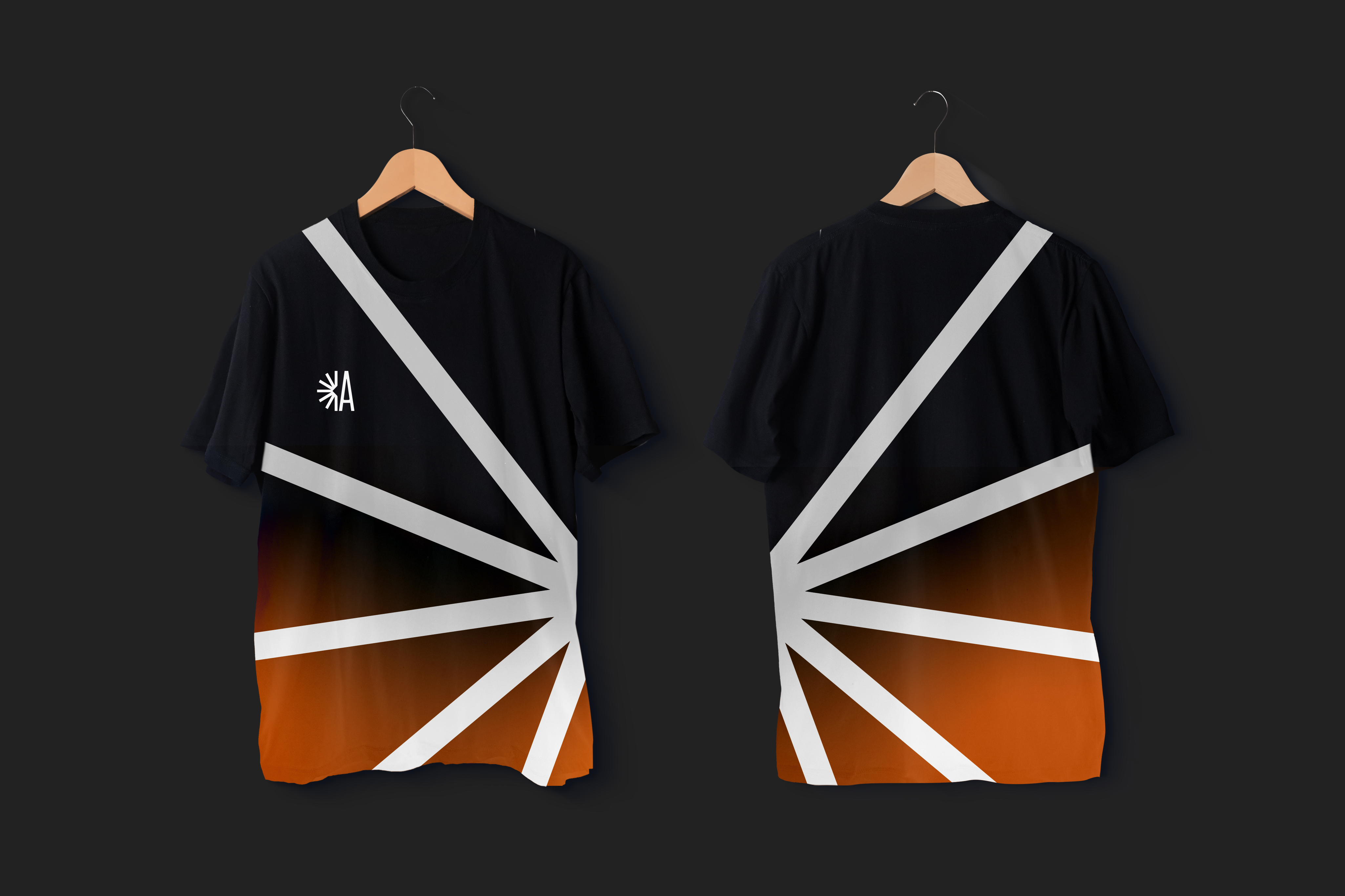 Ashwin t-shirt, front and back