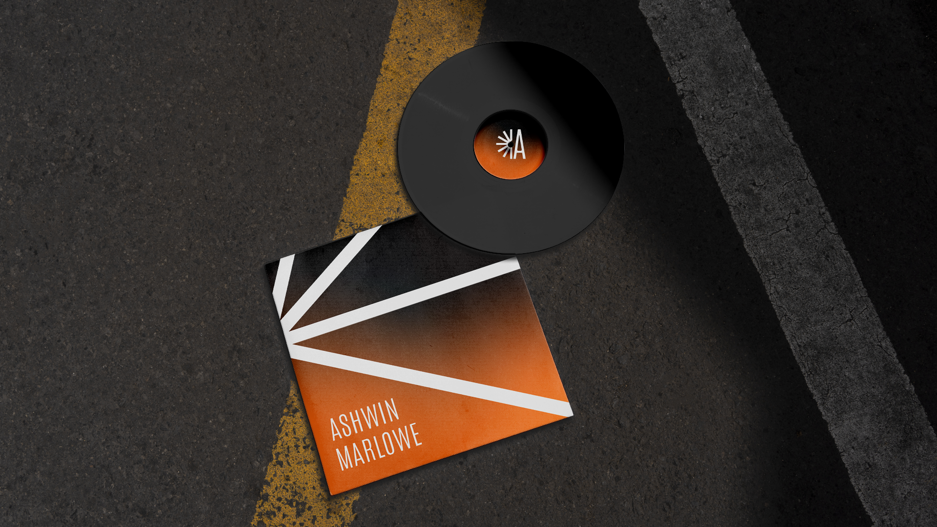 Ashwin Marlowe vinyl record and sleeve
