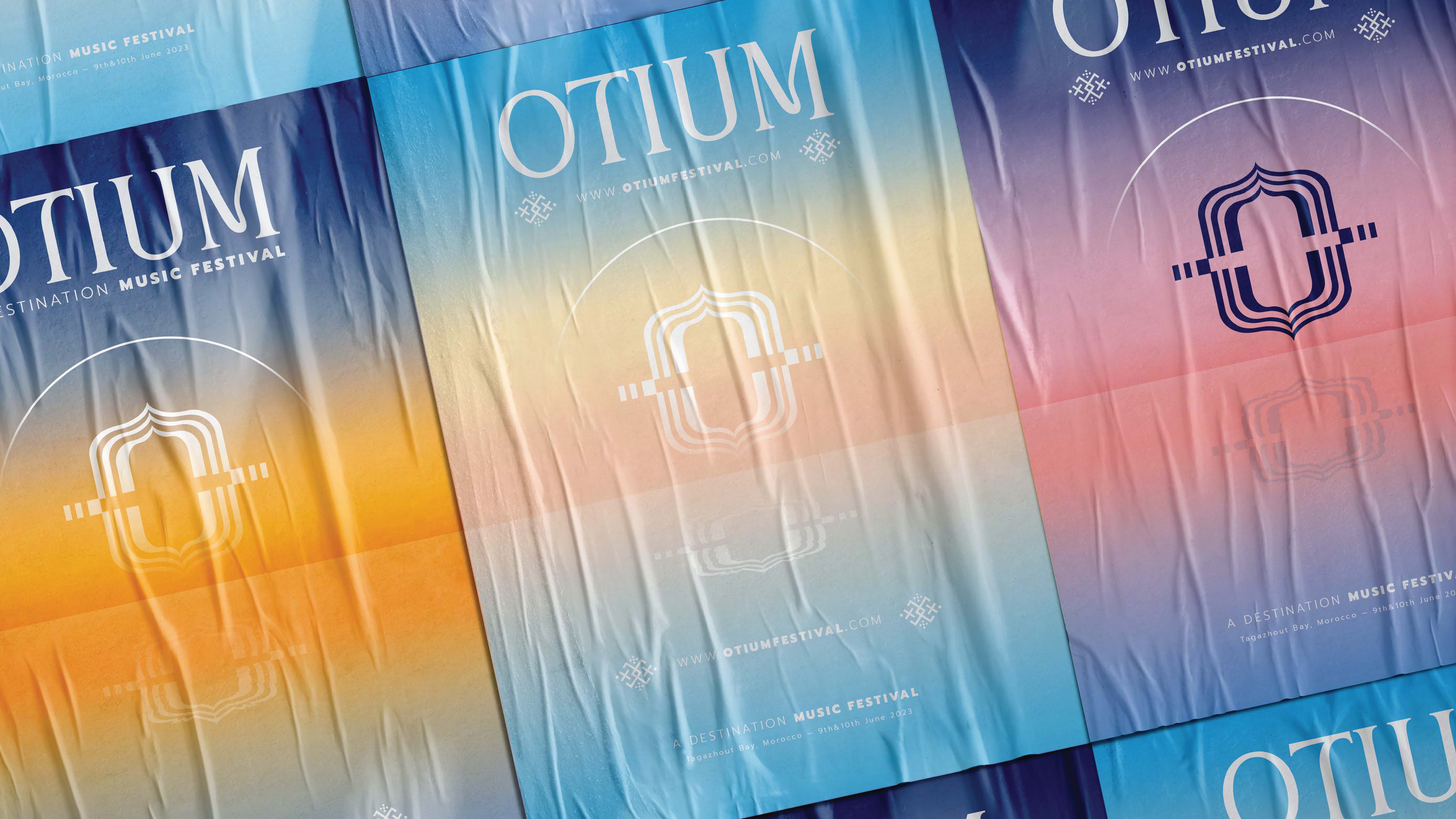 Otium festival poster series — selected work